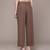Brown Viscose straight trouser