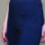 Navy blue Viscose straight trouser