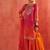 Designer pink ethnic kurta sharara set with heavy embroidery & dupatta