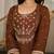 Women's Gorgeous Embroidery Work Vichitra Silk Fabric Straight Kurta Pant and Dupatta Set