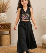 Premium pure cotton fabric with hand work kids co-ord set
