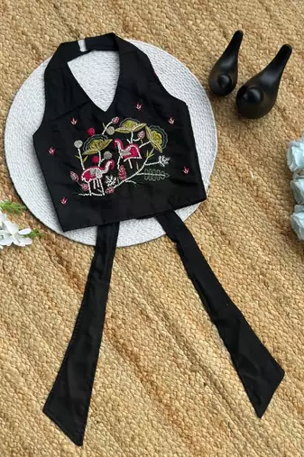 Premium pure cotton fabric with hand work kids co-ord set