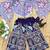 Lavender chinon with position print and embroidered work plazzo set