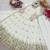 White vichitra silk  party wear embroidery salwar  suit set