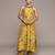 Mustard printed viscose kurta set