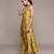 Mustard printed viscose kurta set