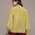 Mustard crepe full sleeves top