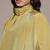 Mustard crepe full sleeves top