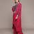 Red embroidered modal kurta set