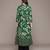 Green printed viscose long kurti