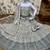 Soft Premium Net Wedding Wear Lehenga In Ravishing Grey With Luckhnowi Work & Stone Work