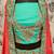 Pure Satin Silk Mehendi Sangeet Lehenga Green Color With Embroidery Work & Stone Work