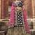 Pure Micro Velvet Wedding Lehenga In Blue With Embroidery & Stone Work