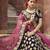 Pure Micro Velvet Wedding Lehenga In Blue With Embroidery & Stone Work