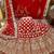Pure Micro Velvet Wedding Lehenga In Red With Embroidery & Stone Work