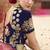 Pure Micro Velvet Wedding Lehenga In Blue With Embroidery & Stone Work