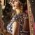 Pure Micro Velvet Wedding Lehenga In Blue With Embroidery Work & Stone work