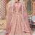 Soft Premium Net Wedding Lehenga In Pink With Embroidery & Crystal Stone Work