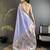 Women lavender floral ikkat motifs lichi silk saree