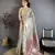 Women grey solid tissue saree