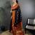 Women black nath meenakari weaves soft silk saree