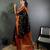 Women black nath meenakari weaves soft silk saree