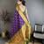 Women purple nath meenakari weaves soft silk saree