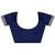 Women dark blue geometric shape banarasi silk saree