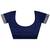 Women royal blue intricate zari weaving banarasi silk saree