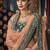 Pure Micro Velvet Wedding Lehenga in Green color With Embroidery & Crystals Stone Work