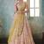 Soft Premium Net Party Wear Lehenga In Peach Color With Embroidery Work & Stone Work