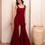 Maroon burgundy velvet sharara set