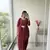 Designer party wear crepe top with farshi palazzo & organza dupatta set