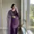  party wear crepe top with farshi palazzo & organza dupatta set