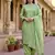  party wear crepe top with farshi palazzo & organza dupatta set