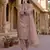  party wear crepe top with farshi palazzo & organza dupatta set