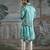 Blue embroidered silk kurta bundi set