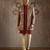 Maroon embroidered pashmina indo western set