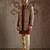 Maroon embroidered pashmina indo western set