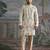 Ivory embroidered chanderi silk kurta set
