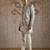 Beige embroidered jacquard bandhgala set
