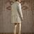Ivory embroidered silk bandhgala set