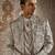 Ivory embroidered jacquard bandhgala set