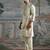 Ivory embroidered chanderi silk kurta set