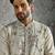 Ivory embroidered chanderi silk kurta set