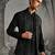 Black embroidered raw silk kurta bundi set