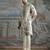 White embroidered chanderi silk kurta set