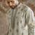 Ivory embroidered chanderi silk kurta set