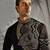 Black embroidered jacquard kurta set