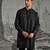 Black embroidered chanderi silk kurta set